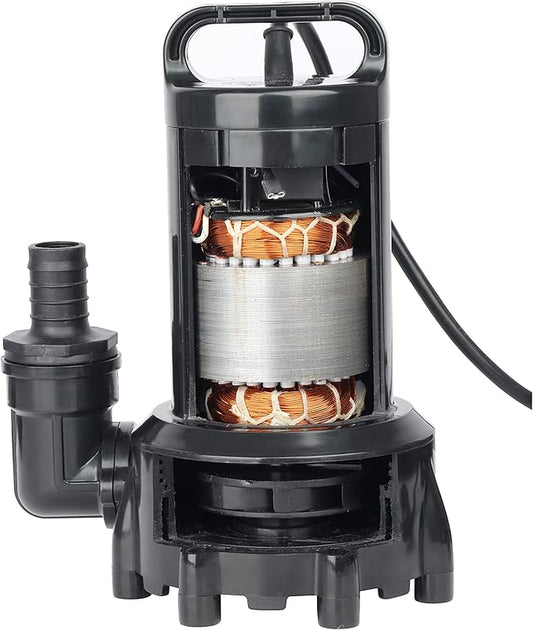 Large 5000GPH Submersible Outdoor Inline Pond Pump High Head Water Pump for Garden Waterfall Fountain Water Circulation for Koi Fish Pond